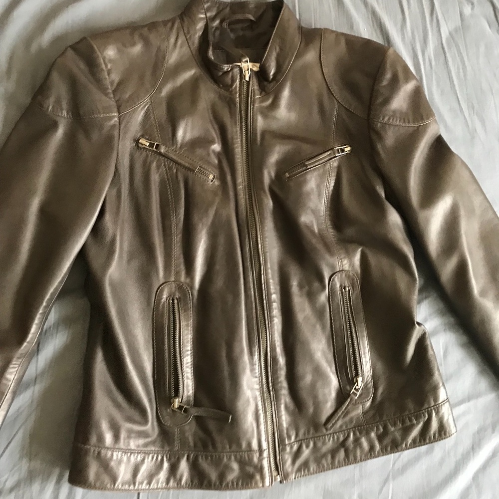 Diner lambskin leather jacket